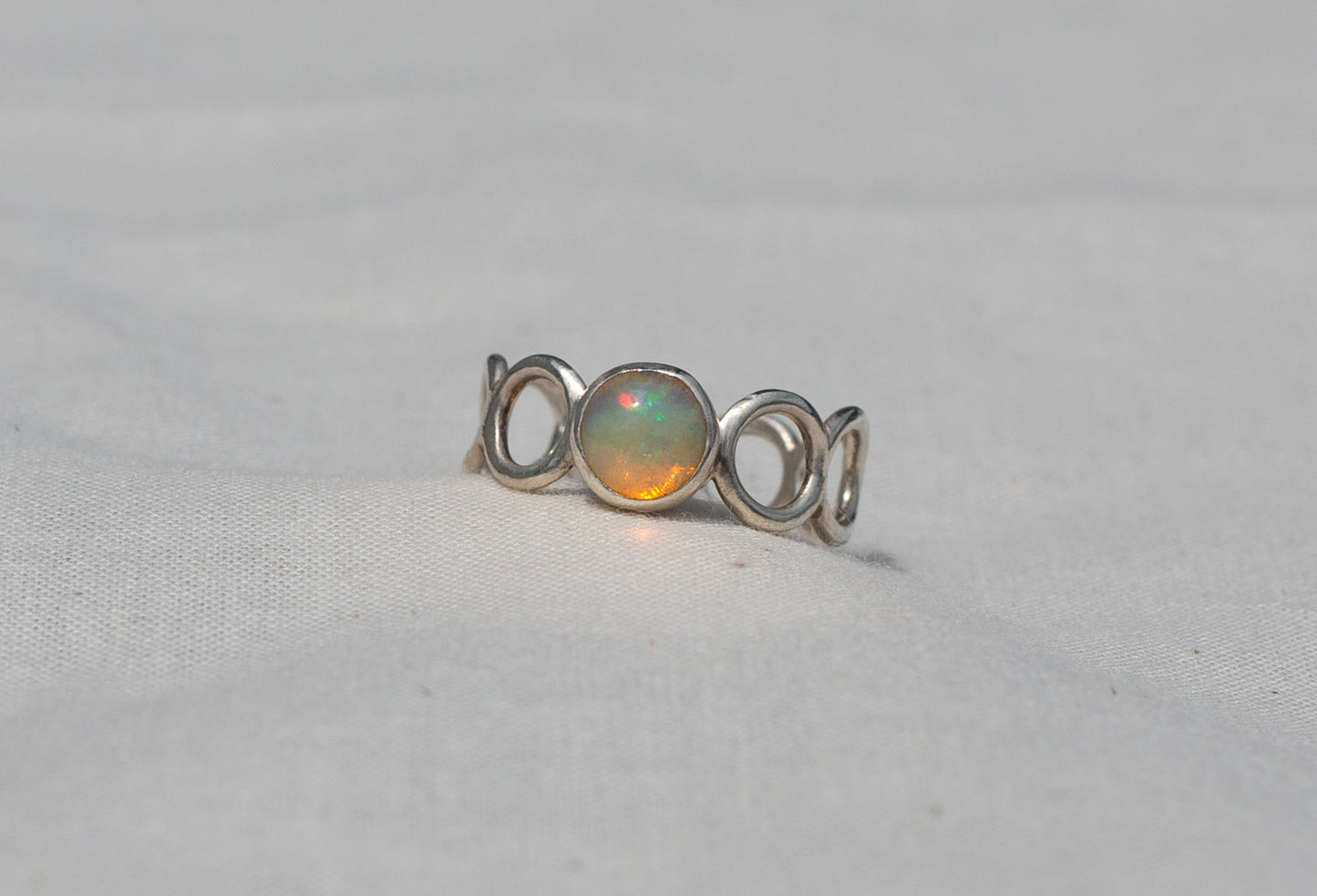 Opal Circles Ring