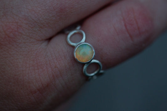 Opal Circles Ring